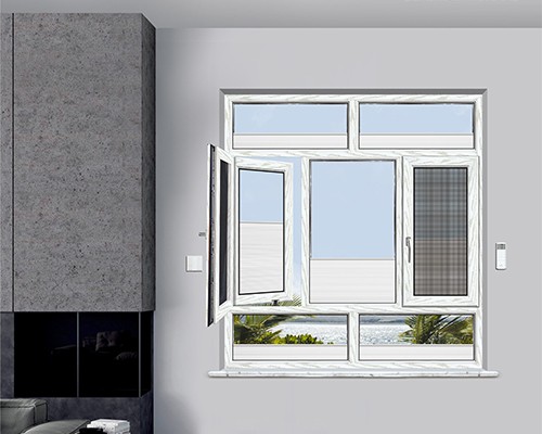 150 series electric sunshade diamond mesh integrated window(圖1)