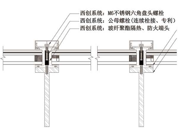 直角T型精制鋼大跨度幕墻系統(tǒng)