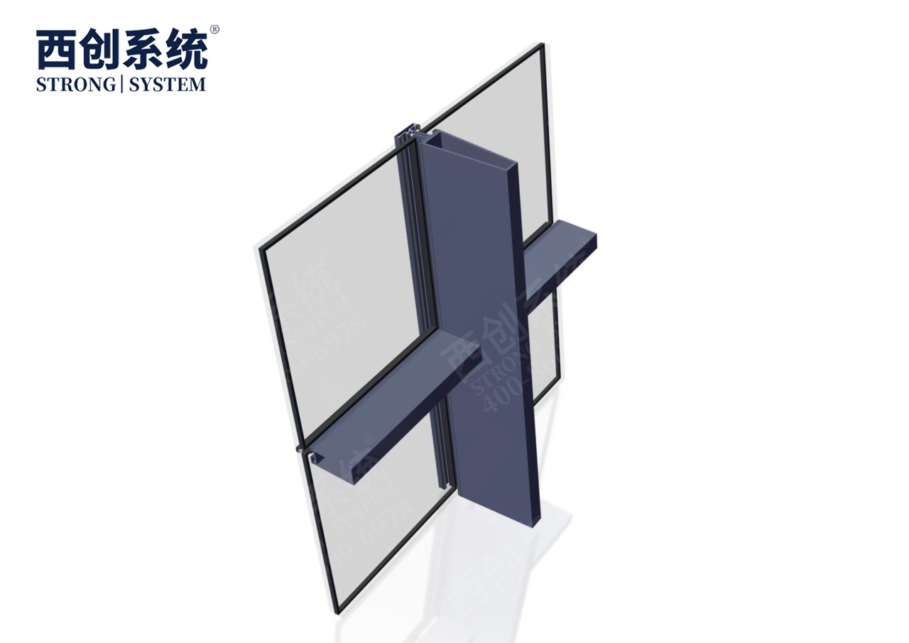 深圳國際藝術(shù)中心項目梯形、平行四邊形精制鋼玻璃幕墻系統(tǒng)——西創(chuàng)系統(tǒng)(圖6)